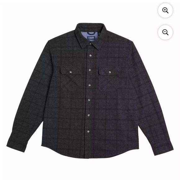 Chaps Gray Plaid Jacket - Picture 5 of 7